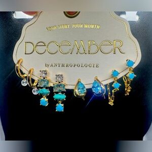 Anthropologie earrings set of 4